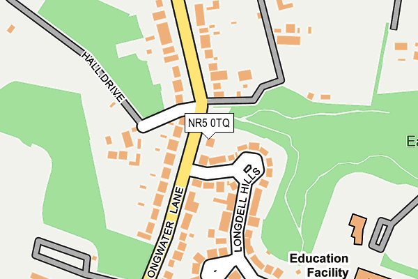 NR5 0TQ map - OS OpenMap – Local (Ordnance Survey)