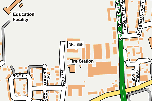 Map of SAMPSON LEISURE LIMITED at local scale