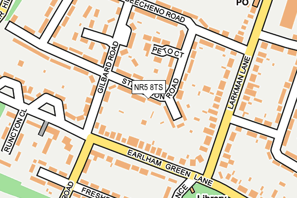 NR5 8TS map - OS OpenMap – Local (Ordnance Survey)