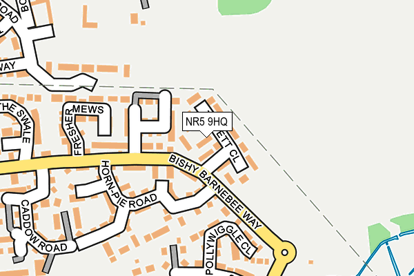 NR5 9HQ map - OS OpenMap – Local (Ordnance Survey)