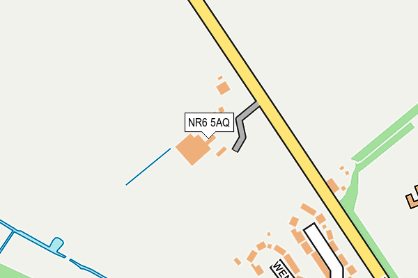 NR6 5AQ map - OS OpenMap – Local (Ordnance Survey)