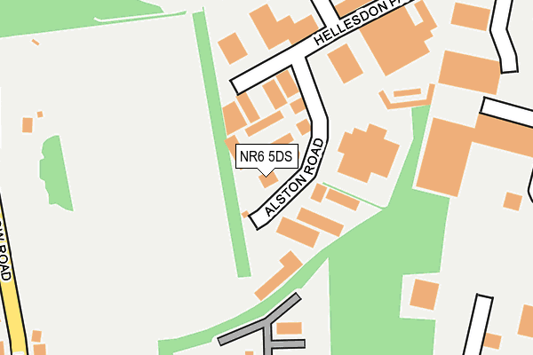 NR6 5DS map - OS OpenMap – Local (Ordnance Survey)