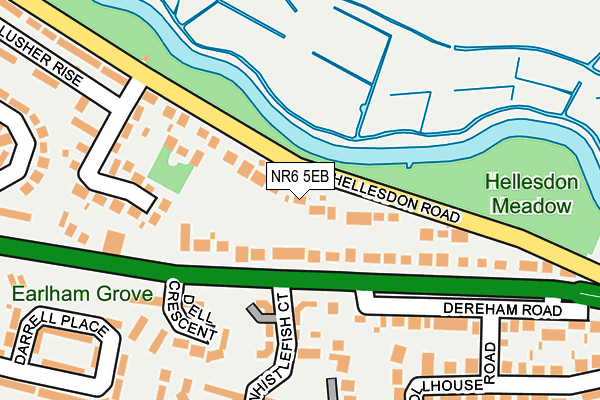 NR6 5EB map - OS OpenMap – Local (Ordnance Survey)