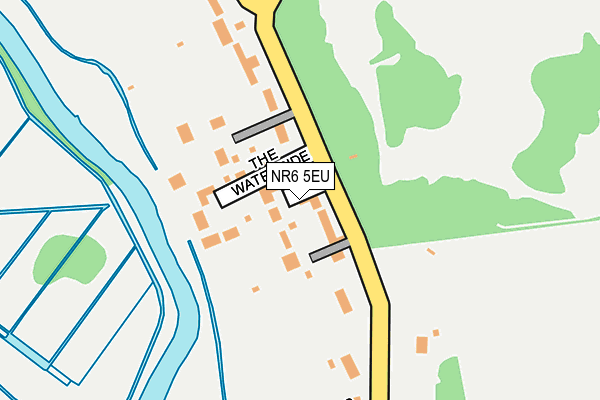 NR6 5EU map - OS OpenMap – Local (Ordnance Survey)