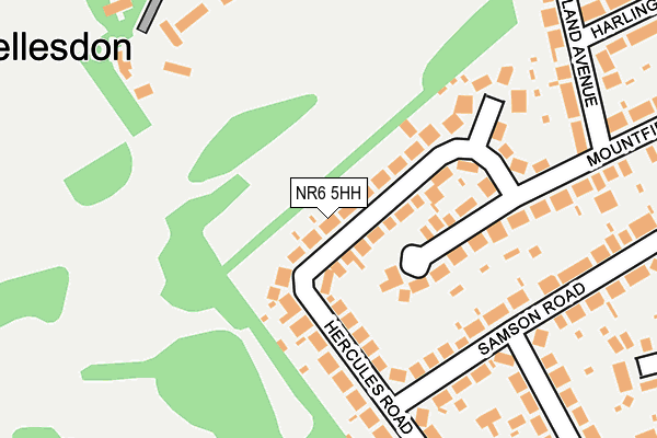NR6 5HH map - OS OpenMap – Local (Ordnance Survey)