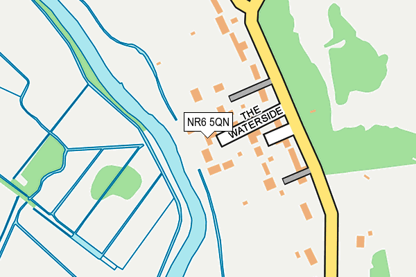 NR6 5QN map - OS OpenMap – Local (Ordnance Survey)