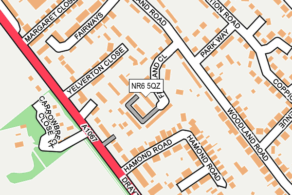 NR6 5QZ map - OS OpenMap – Local (Ordnance Survey)