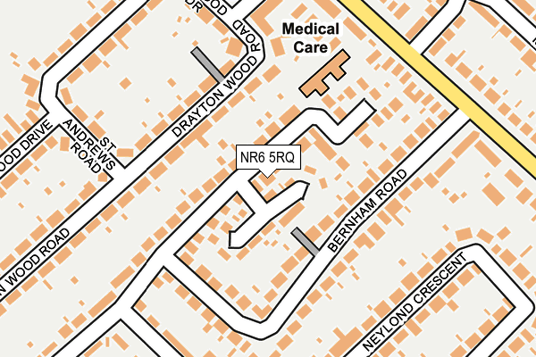 NR6 5RQ map - OS OpenMap – Local (Ordnance Survey)