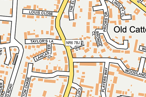 NR6 7BJ map - OS OpenMap – Local (Ordnance Survey)