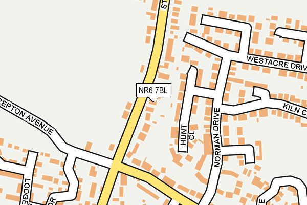NR6 7BL map - OS OpenMap – Local (Ordnance Survey)