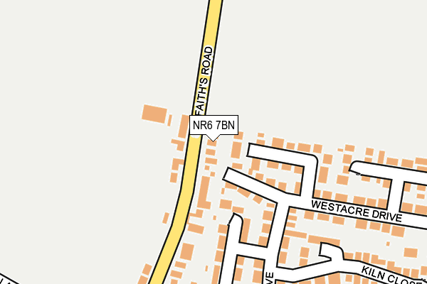 NR6 7BN map - OS OpenMap – Local (Ordnance Survey)