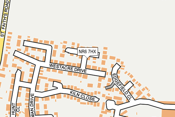 NR6 7HX map - OS OpenMap – Local (Ordnance Survey)