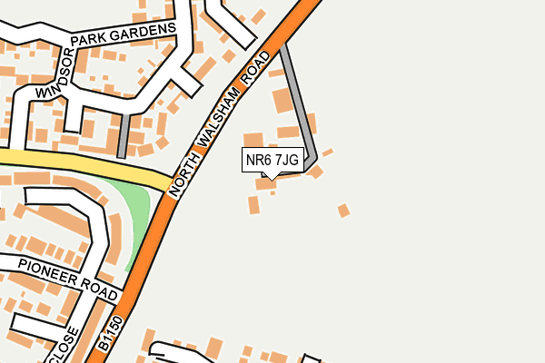 NR6 7JG map - OS OpenMap – Local (Ordnance Survey)