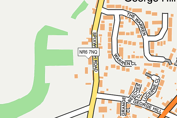 NR6 7NQ map - OS OpenMap – Local (Ordnance Survey)