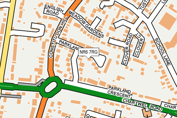 NR6 7RG map - OS OpenMap – Local (Ordnance Survey)