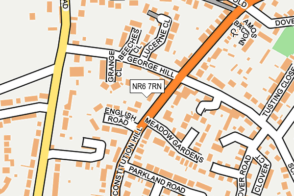 NR6 7RN map - OS OpenMap – Local (Ordnance Survey)
