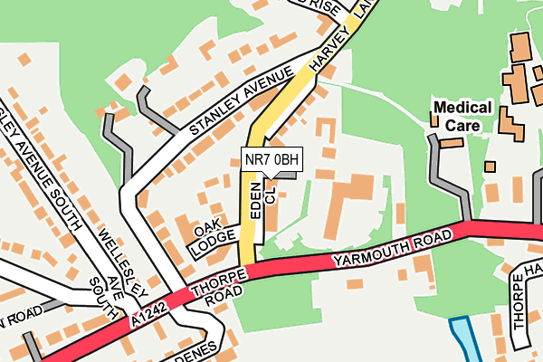 NR7 0BH map - OS OpenMap – Local (Ordnance Survey)