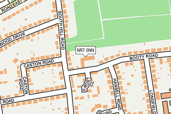 NR7 0NN map - OS OpenMap – Local (Ordnance Survey)