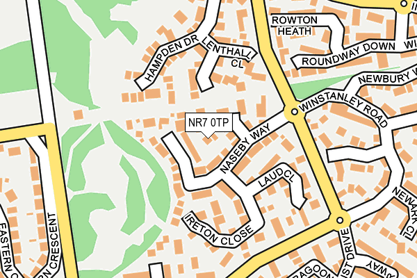NR7 0TP map - OS OpenMap – Local (Ordnance Survey)