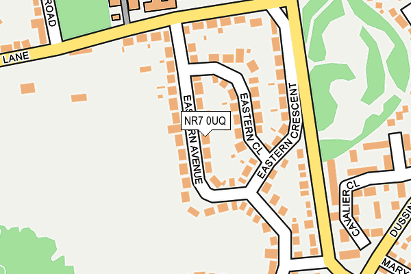 NR7 0UQ map - OS OpenMap – Local (Ordnance Survey)