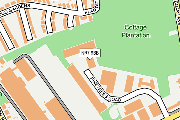 Map of DEREK INGRAM HOMES LIMITED at local scale