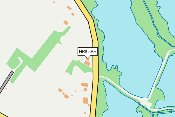 NR8 5BE map - OS OpenMap – Local (Ordnance Survey)