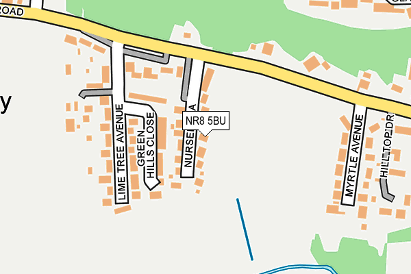 NR8 5BU map - OS OpenMap – Local (Ordnance Survey)