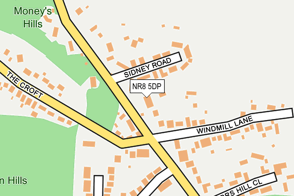 NR8 5DP map - OS OpenMap – Local (Ordnance Survey)