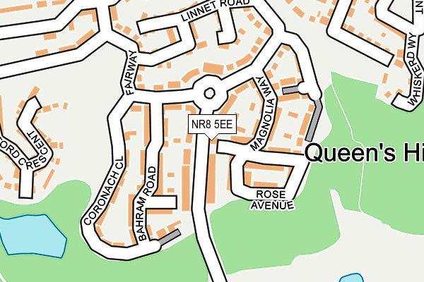 NR8 5EE map - OS OpenMap – Local (Ordnance Survey)