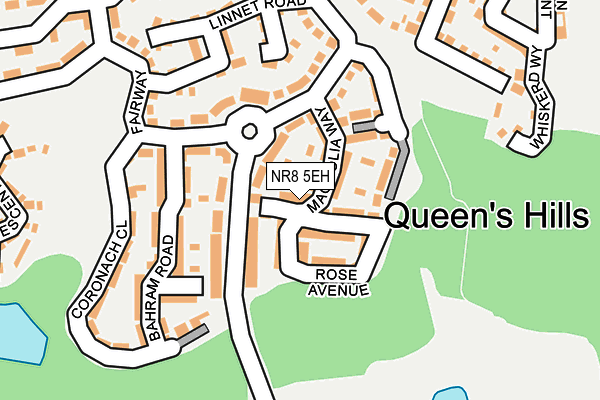 NR8 5EH map - OS OpenMap – Local (Ordnance Survey)
