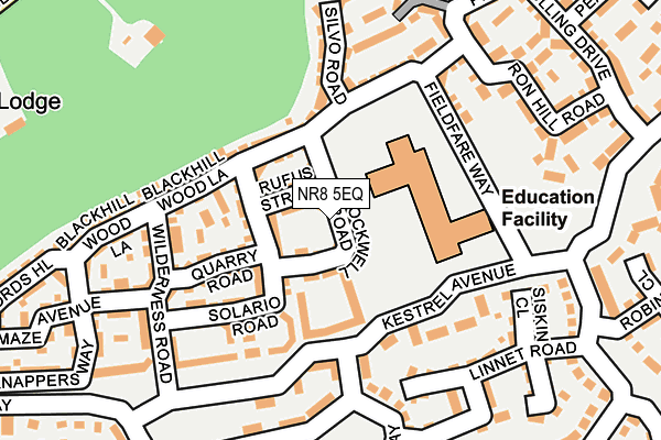 NR8 5EQ map - OS OpenMap – Local (Ordnance Survey)