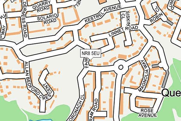 NR8 5EU map - OS OpenMap – Local (Ordnance Survey)