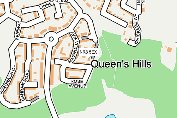 NR8 5EX map - OS OpenMap – Local (Ordnance Survey)