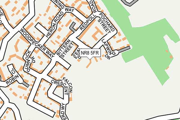 NR8 5FR map - OS OpenMap – Local (Ordnance Survey)