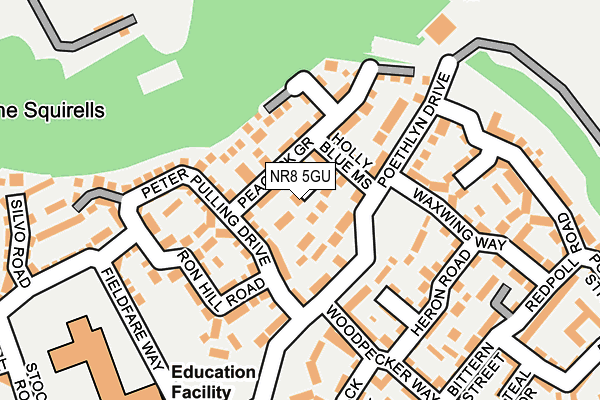 NR8 5GU map - OS OpenMap – Local (Ordnance Survey)