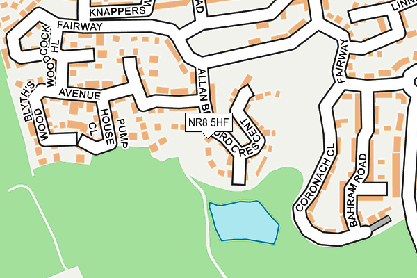 NR8 5HF map - OS OpenMap – Local (Ordnance Survey)