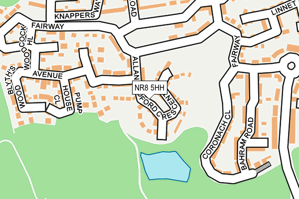 NR8 5HH map - OS OpenMap – Local (Ordnance Survey)