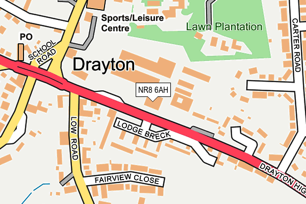 Map of DRAYTON WINDOWS LIMITED at local scale