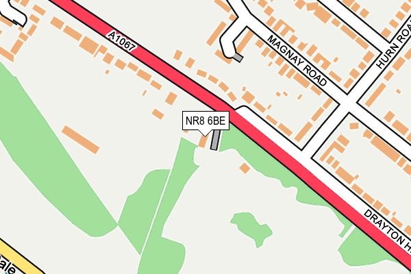NR8 6BE map - OS OpenMap – Local (Ordnance Survey)