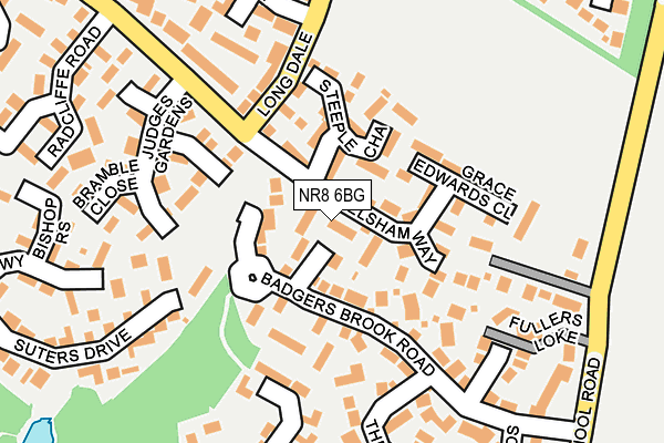 NR8 6BG map - OS OpenMap – Local (Ordnance Survey)