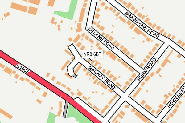 NR8 6BT map - OS OpenMap – Local (Ordnance Survey)