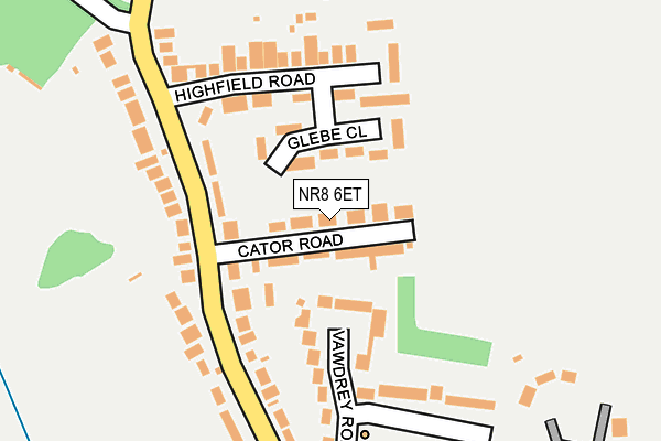 NR8 6ET map - OS OpenMap – Local (Ordnance Survey)