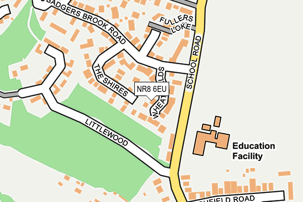 NR8 6EU map - OS OpenMap – Local (Ordnance Survey)