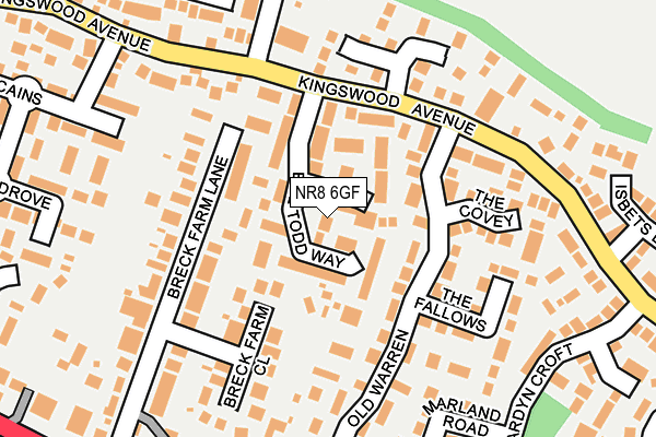 NR8 6GF map - OS OpenMap – Local (Ordnance Survey)