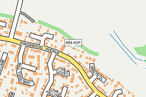 NR8 6GP map - OS OpenMap – Local (Ordnance Survey)