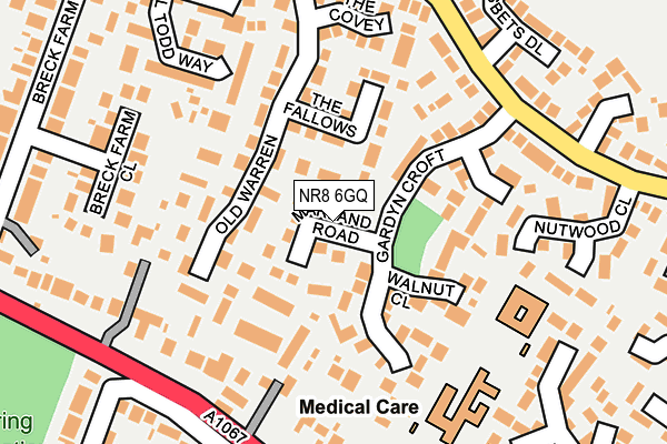NR8 6GQ map - OS OpenMap – Local (Ordnance Survey)