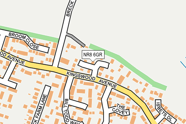 NR8 6GR map - OS OpenMap – Local (Ordnance Survey)
