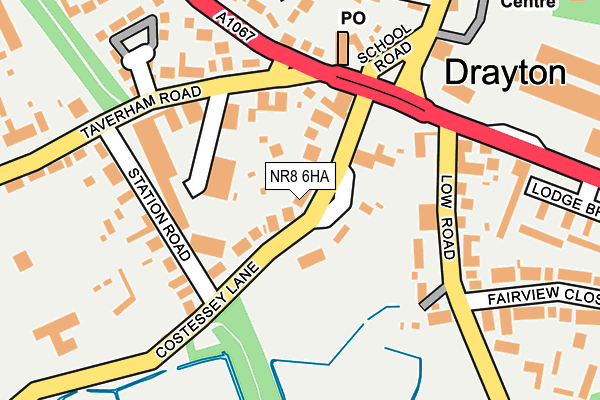 Map of OJD PROPERTY LTD at local scale