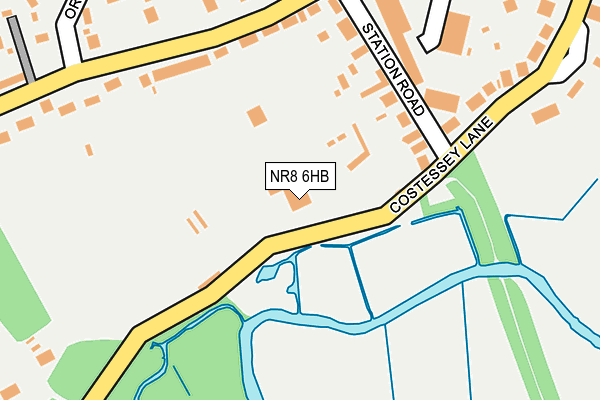 NR8 6HB map - OS OpenMap – Local (Ordnance Survey)
