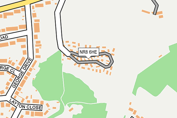 NR8 6HE map - OS OpenMap – Local (Ordnance Survey)